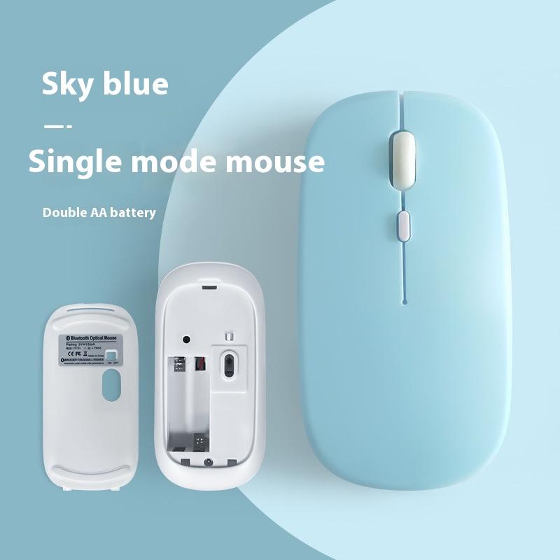 Беспроводная Bluetooth-мышь подходит для мобильных телефонов Huawei, планшетов, ноутбуков, офисных бесшумных мышей на батарейном питании.