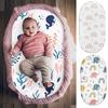 Baby Bed Sheet Easy To Clean Soft Comfortable Cartoon Print Baby Bassinet Sheets Cover for Home Bedroom