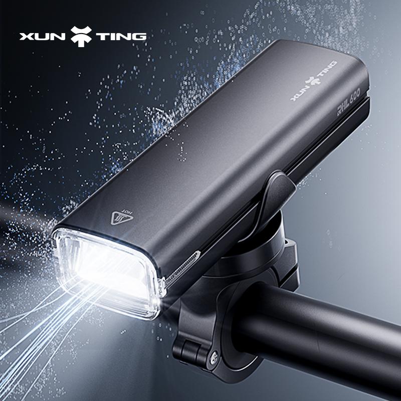 Xunting Bicycle Light 1000Lumen 4000mAh Front Bike Headlight USB Charging MTB Road Highlight 7