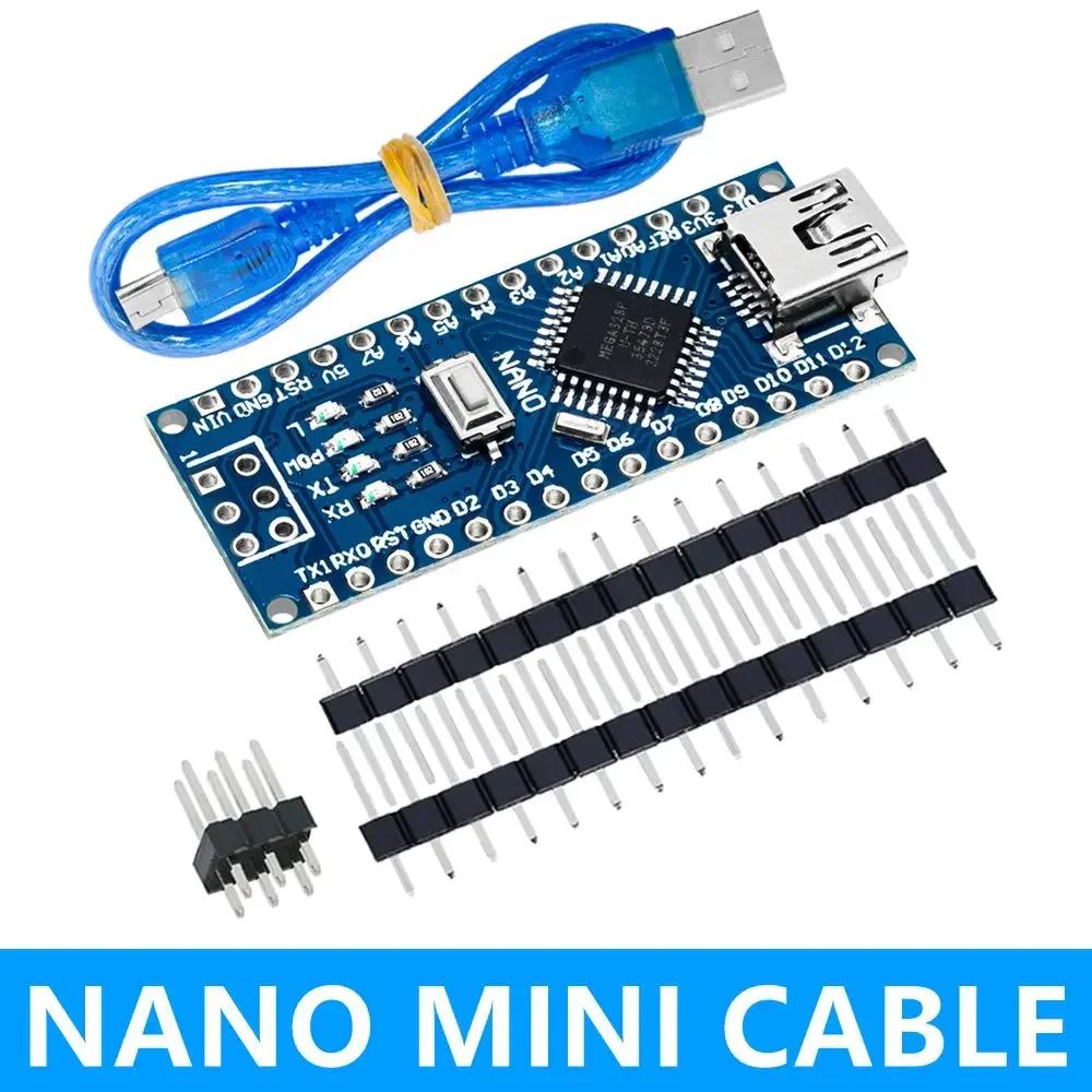 Высококачественный контроллер Nano 3.0 nano CH340 USB-драйвер ATMEGA328 ATMEGA328P nano Mini USB С загрузчиком для arduino