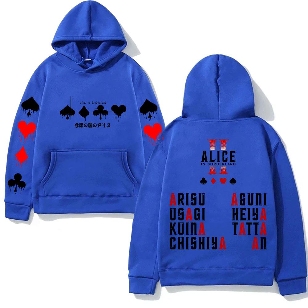 Alice In Borderland Hoodies Harajuku with Hooded Casual Comfortable Clothing High Quality Hoodie Retrofor Autumn/Winter Hooded