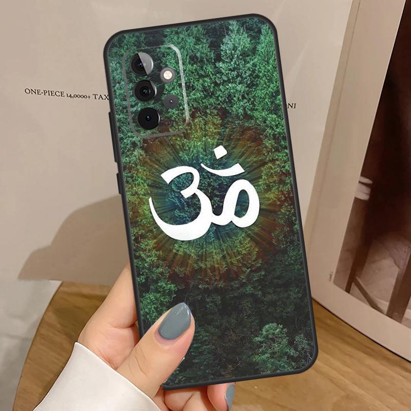 Символ йоги Аум Ом для Samsung Galaxy A53 A33 A13 A23 A15 A25 A35 A55 A51 A71 A12 A32 A52 A14 A34 A54 Чехол