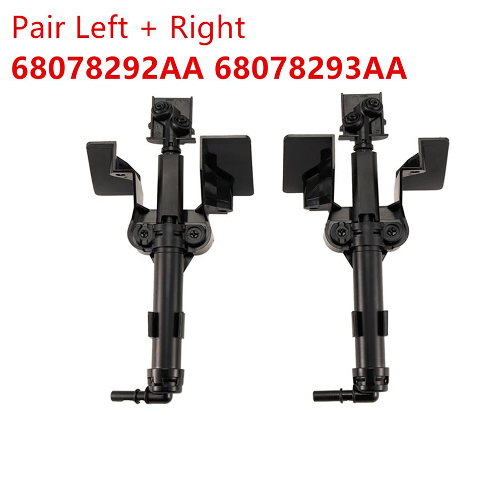 For 11-13 Jeep Grand Cherokee Left Right Sides Headlight Headlamp Washer Nozzles