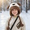 Thermal Kids Hat Cold Proof Warm Hat Fashion Ear Protection Hat  Autumn Winter