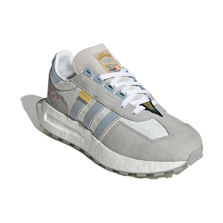 Disney x adidas Retropy E5 Dumbo Унисекс Кроссовки Серый Кристально-белый Чудо-синий IE5879