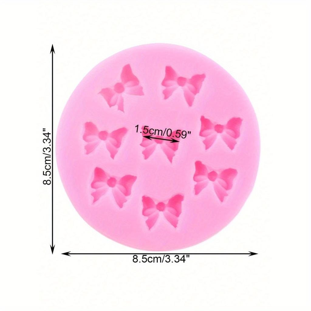 Силиконовая форма для бантов, формы для помадки с бантом, форма для конфет, смолы, глины, форма для шоколадной мастики, кекс, топпер, инструменты для украшения торта