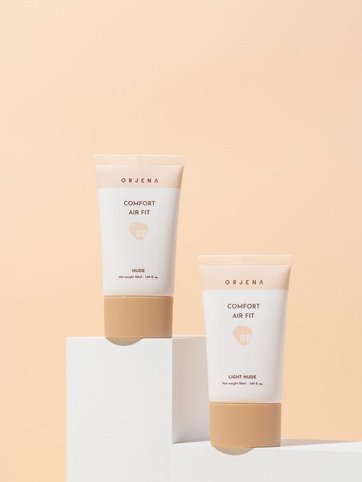 ORJENA BB-крем Comfort Air Fit Blemish Balm 50мл #17 Cool Vanilla #21 Light Nude #23 Nude