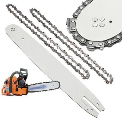 2 шт. 3/8" цепи бензопилы и 14'' направляющая пластина шины для Stihl 017 MS170 HT70 MSE160 аксессуары для бензопилы садовые инструменты запчасти