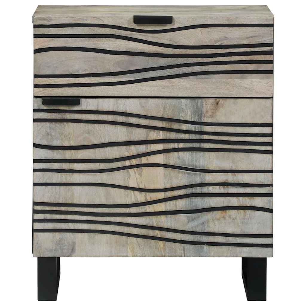 Nightstand White 50 x 33 x 60 cm Engineered Wood
