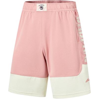 Li Ning Badfive Повседневные Спортивные Баскетбольные Шорты с Буквой Мужские шорты AAPW075-4