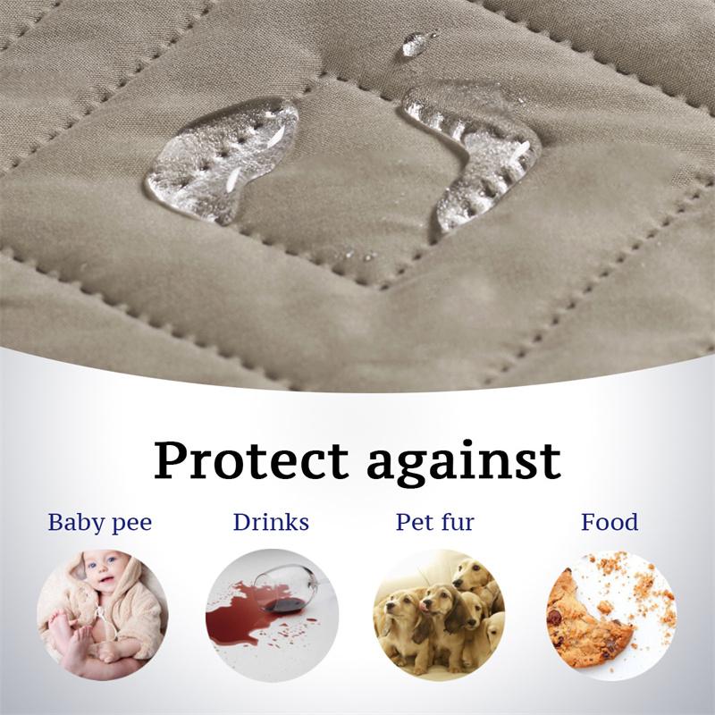 Фиксированный чехол для кресла с защелкой, водоотталкивающий замшевый чехол для собаки, детского дивана, коврик для дивана, чехлы для мебели для гостиной, защитный чехол