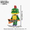 Игра Медведь Ночь Фигурка Монстр Кирпич Комната Музыкальная Сцена Декорация Кошка Дракон Строительный Блок Игрушка День Рождения Творческие Подарки Для Взрослых Детей