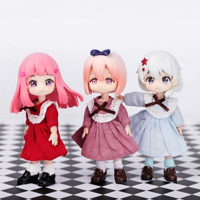 Кукла Ob11 Платье Лолита Коллекция Платьев Набор Одежды для Obitsu11 GSC Molly 1/12 Одежда для Кукол Аксессуары для Кукол Новый 3 Цвета Милый Экшн