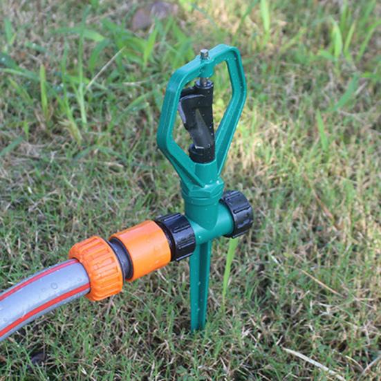 Вращающийся на 360 градусов разбрызгиватель для газонов с колышком. Простая сборка. Настраиваемая зона распыления. Автоматический разбрызгиватель воды.