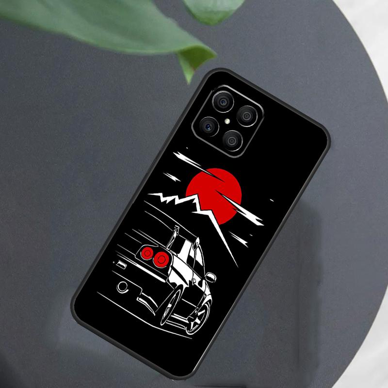 Япония JDM Спортивные Автомобили Мужской Мужской Чехол Для Honor Magic 5 6 7 Pro Lite Чехол Для Honor 400 200 50 70 90 X9 X8a X8b X9a X9b X9c