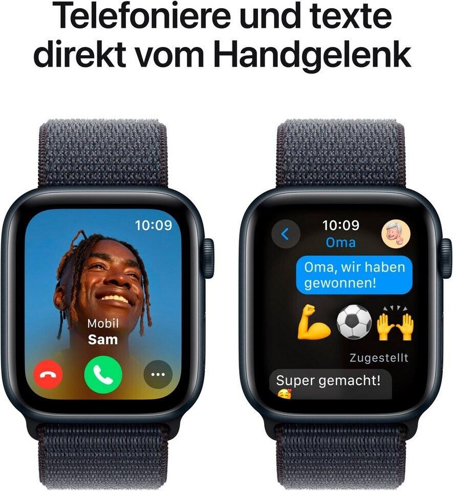 Apple Watch SE 2022 GPS 44mm Mitternacht Sport Loop Tinte (2024)