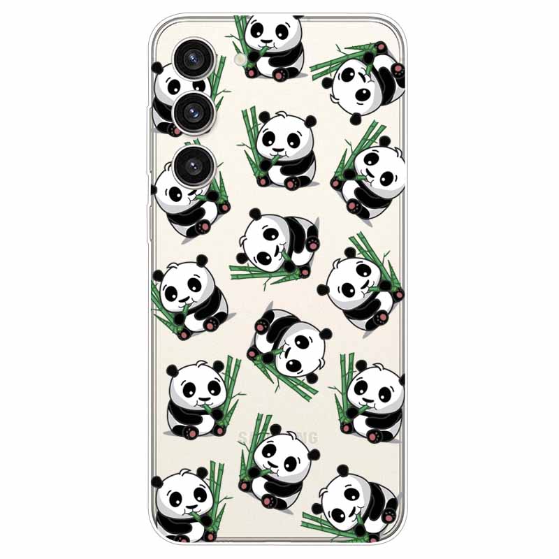 For Samsung S24 Plus Ultra S24 FE Case Clear Cover Soft Bumper for Samsung Galaxy S24 Ultra 5G Transparent Silicone S24 S24 FE