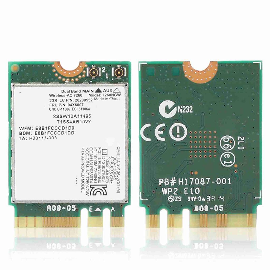 Dual Frequency Wireless Network Card for Intel 7260 AC 867Mbps Special for Lenovo  ThinkPad