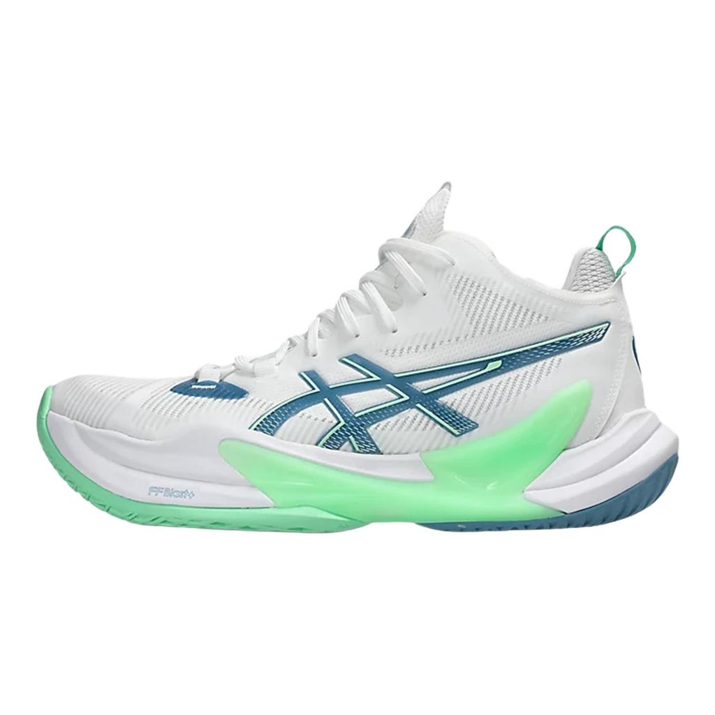 Asics METARISE 2 Поддерживающие волейбольные кроссовки Мужские Белый Синий Зеленый 1051A089-102