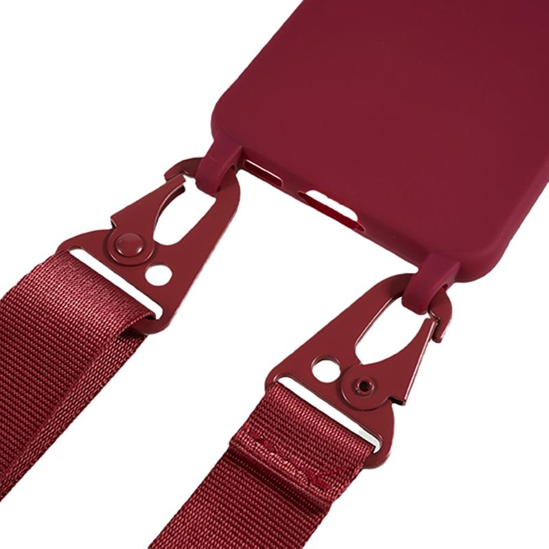 Матовый мягкий чехол из ТПУ для Samsung Galaxy S23, противоударный чехол для телефона с широким шнурком