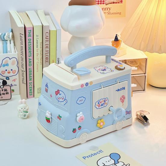 Долговечная копилка с замком, небьющаяся банка для хранения монет