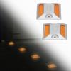 Ground Marker Road Reflectors Reflective Road Stud Light Heavy Duty Aluminum Durable Night Vision Road Marker