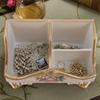 3 Compartment Remote Control Box Resin Desktop Storage Box  Home Decoration