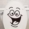 DIY Removable Smile Face Funny Bathroom Toilet Seat Art Wall Sticker Home Decor