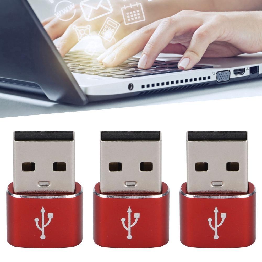 3PCS U Disk Adapter USB to TypeC Adapter USB C Female to USB Male Adapter  Computer Use
