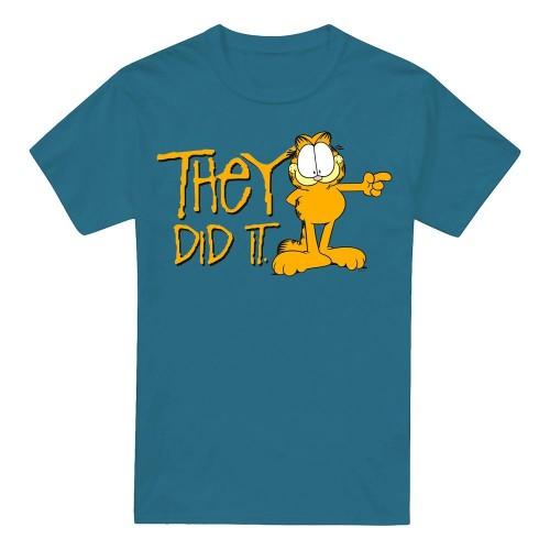 Garfield Mens They Did It T-Shirt