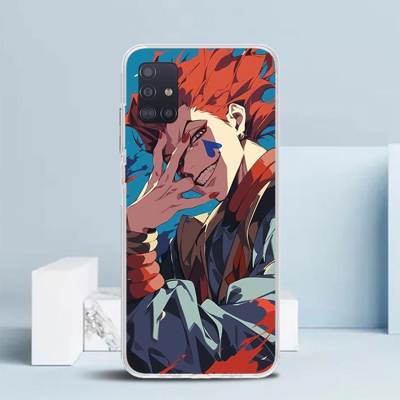 Чехол для телефона Huner X-Hunters Hisoka для Samsung Galaxy A52 A32 A22 A12 A51 A50S A30S A10S Note 20 Ultra 10 S10 Plus A31 A20 A71 A7
