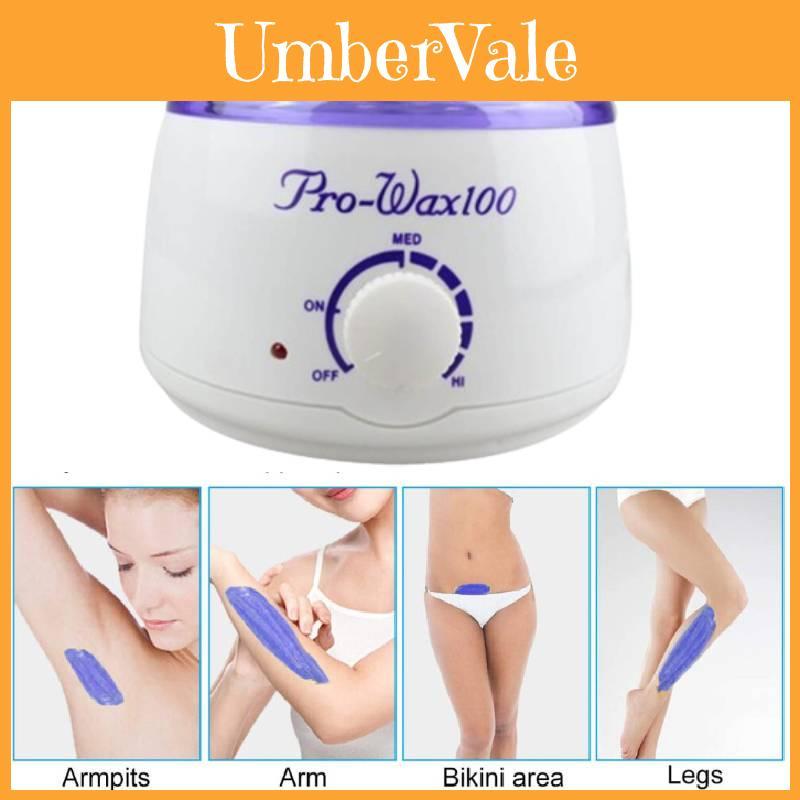 Electric Hair Removal Wax Warmer With Parrafin Wax Brazilian Waxing Kit