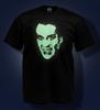 Halloween T-shirt - Dracula - Glow In the Dark - HAMMER HORROR Christopher Lee