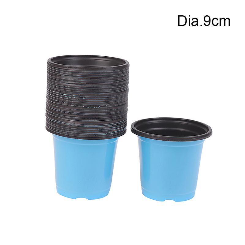 10 шт. пластиковый цветочный горшок для выращивания суккулентных растений, небольшой цветочный горшок, простой посадочный горшок для рассады, утолщенные питомники