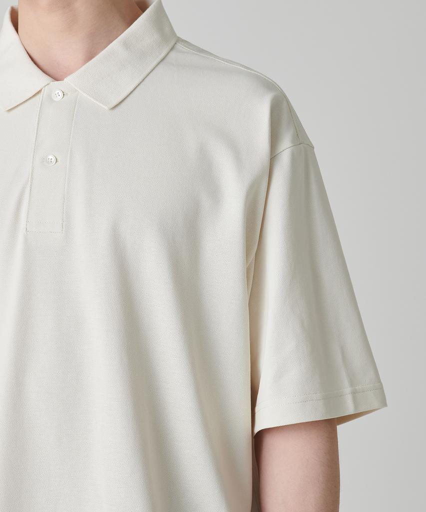 MUSINSA STANDARD [Cooltandard] Oversized Pique Polo Shirt [Cream]