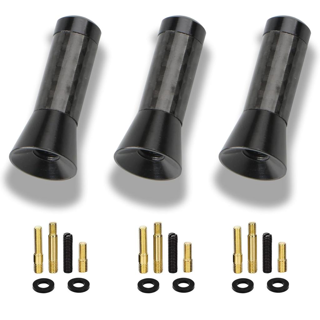 Автомобильная радиоантенна Короткая антенна для автомобиля AM/FM Короткая антенна (Черный/3,5 см) Мачта высокой чувствительности