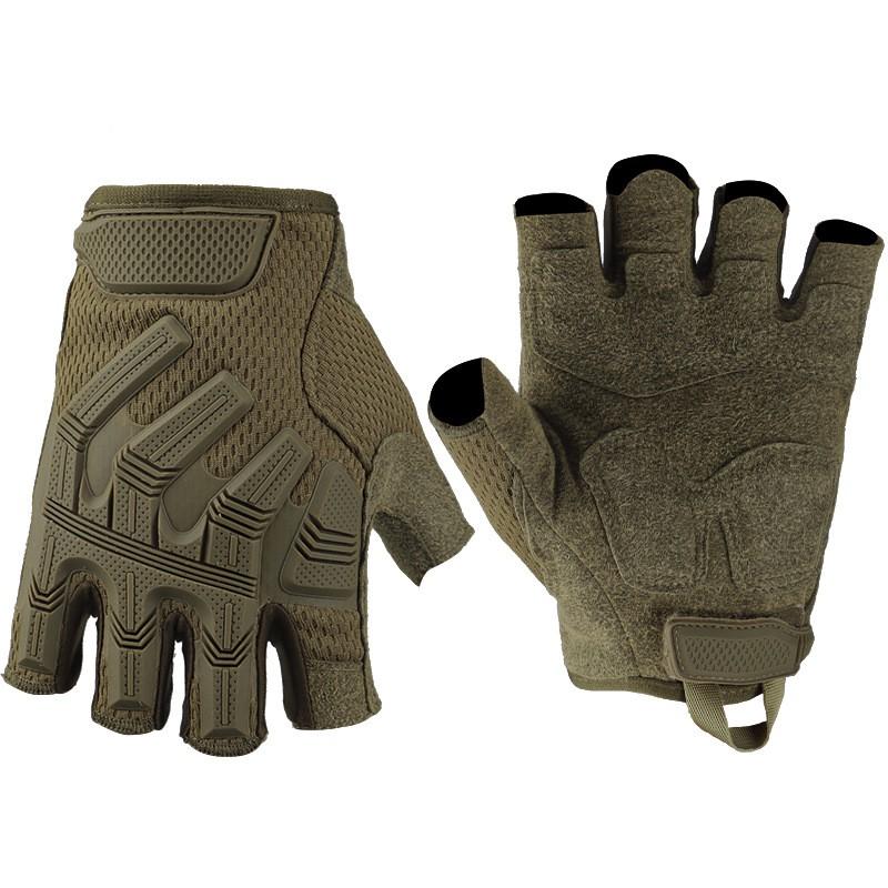 Tactical Half-Finger Gloves Cycling Climbing Outdoor Work Anti-Slip Medium Thickness Adult Size M L XL