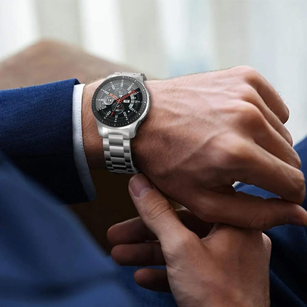 22 мм 20 мм Ремешок для Samsung Galaxy 7 6 5 4 40/44 мм 6Classic Gear S3 Active2 Браслет из нержавеющей стали для Huawei GT3 4Pro Amazfit