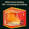 Промышленный электрический обогреватель высокой мощности 2000 Вт, портативный тепловентилятор для зимы, бытовой интеллектуальный обогреватель с постоянной температурой