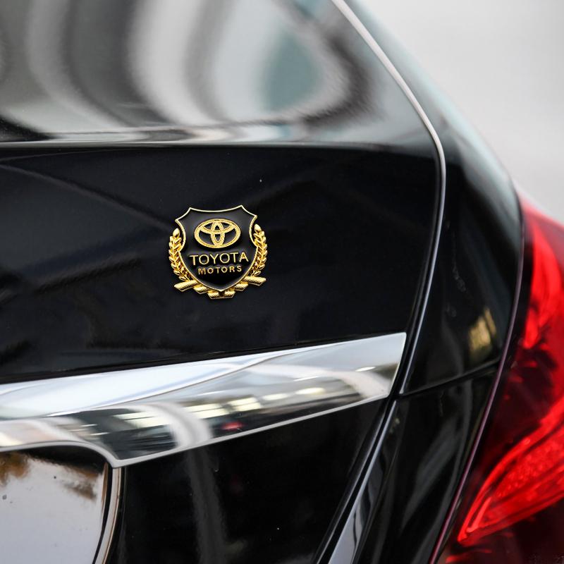 3D Металлическая наклейка-эмблема на багажник автомобиля, значок, декали, украшение для Toyota Chr rav4 Yaris prius avensis Corolla Camry, стайлинг автомобиля