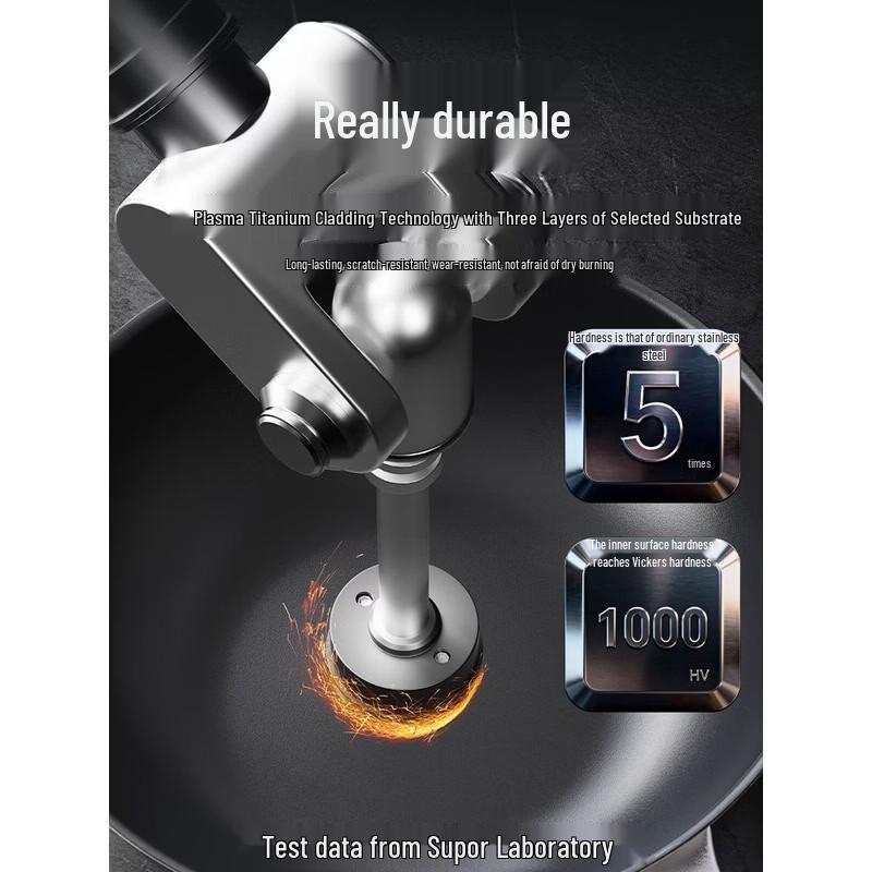 COOKER KING Titanium Alloy Non-Stick Wok 30cm