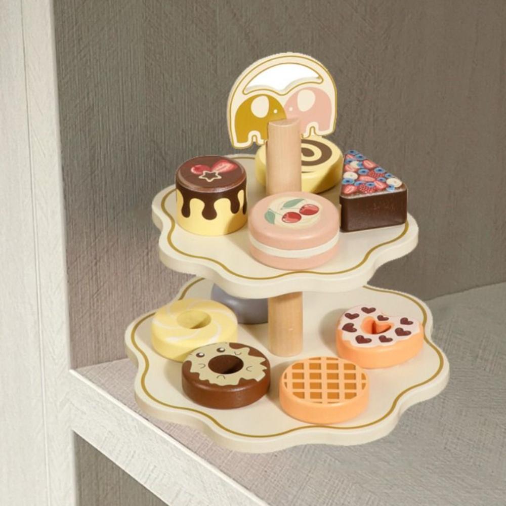 Simulation Afternoon Tea Set Toy Early Educational Pretend Play Kitchen Set  Party Favor Gift