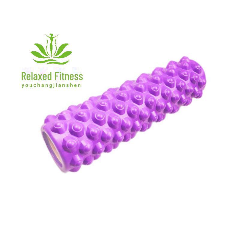 45cm EVA Foam Roller with Textured Surface for Muscle Massage and Relaxation