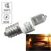 40W/50W E14 Oven Light Bulb 110V/220V Halogen Oven Lamp High Temperature 500℃ Resistant Safe Dryer Microwave Light Bulb