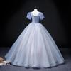2025 Spring Art Recital Gown: Solo Vocal Court-Style Puff Dress