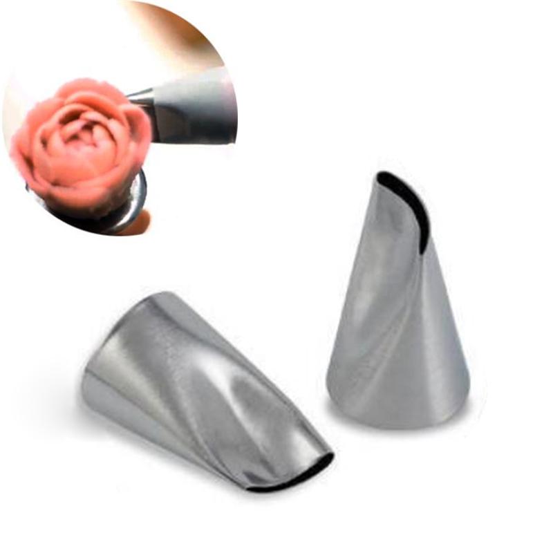 #122 Корейская фасоль, лепестки роз, насадка для трубок, украшение торта, насадки для глазури, насадки для кондитерских изделий из нержавеющей стали для кремовой пасты, инструмент для цветов