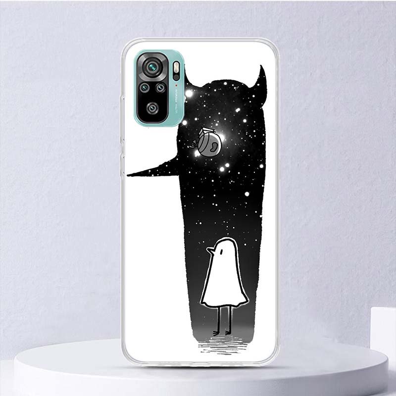 Мягкий чехол Oyasumi Punpun для Xiaomi Redmi Note 14 13 12S 11S 10S 12 Pro Plus Чехол для телефона 11 10 11E 11T Note14 Оболочка Coque Note1