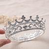 Изысканные и элегантные свадебные украшения из сплава с белыми бриллиантами, корона, свадебные аксессуары