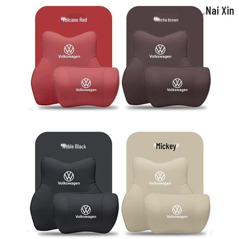 Volkswagen Group Neck Pillows: Compatible with Sagitar, Bora, Magotan, Passat, Lavida, Lamando, Tiguan, and Tharu headrests.