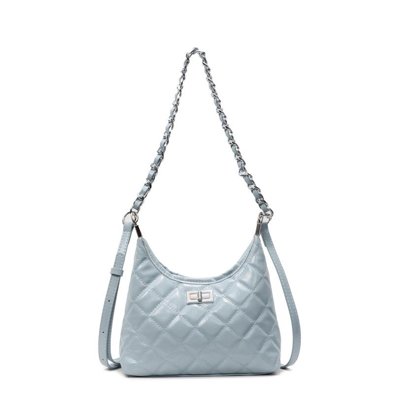 Сумка-цепочка ромбовидной формы, новая, высококачественная текстура, нишевая, универсальная, на одно плечо, через плечо, под мышку, сумка-тоут